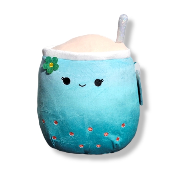 Squishmallows Toys Squishmallow Jakarria Blue Boba Bubble Tea 1